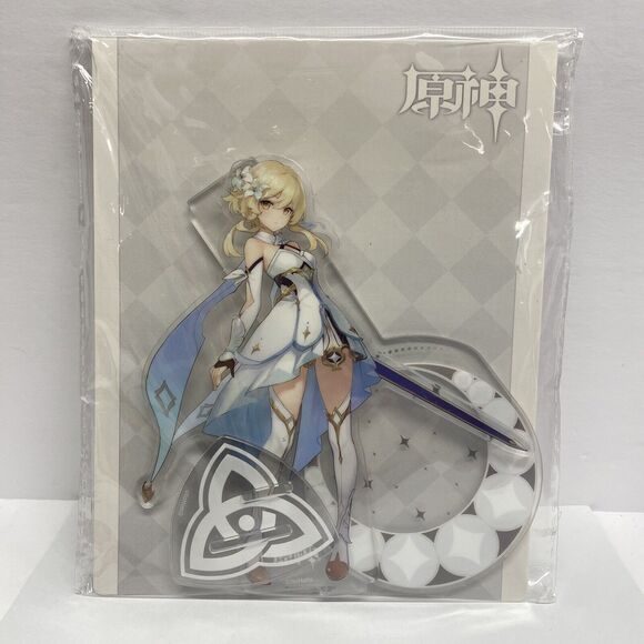 Official Genshin Impact LUMINE TRAVELLER Acrylic Stand Figure Mondstadt Standee - Picture 1 of 3